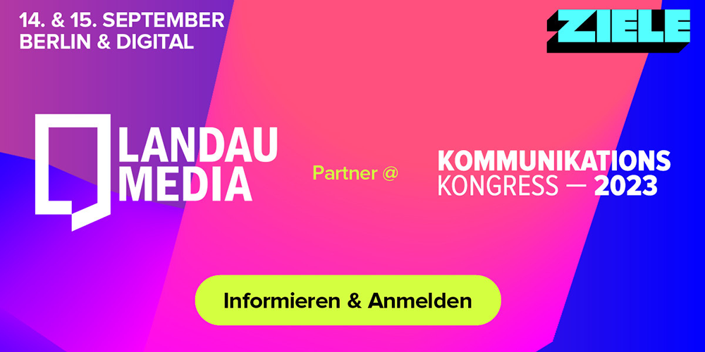 Titelbild Landau Media als Partner des KKongress 2023